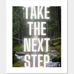 Take The Next Step Motivational Art Posters and Art